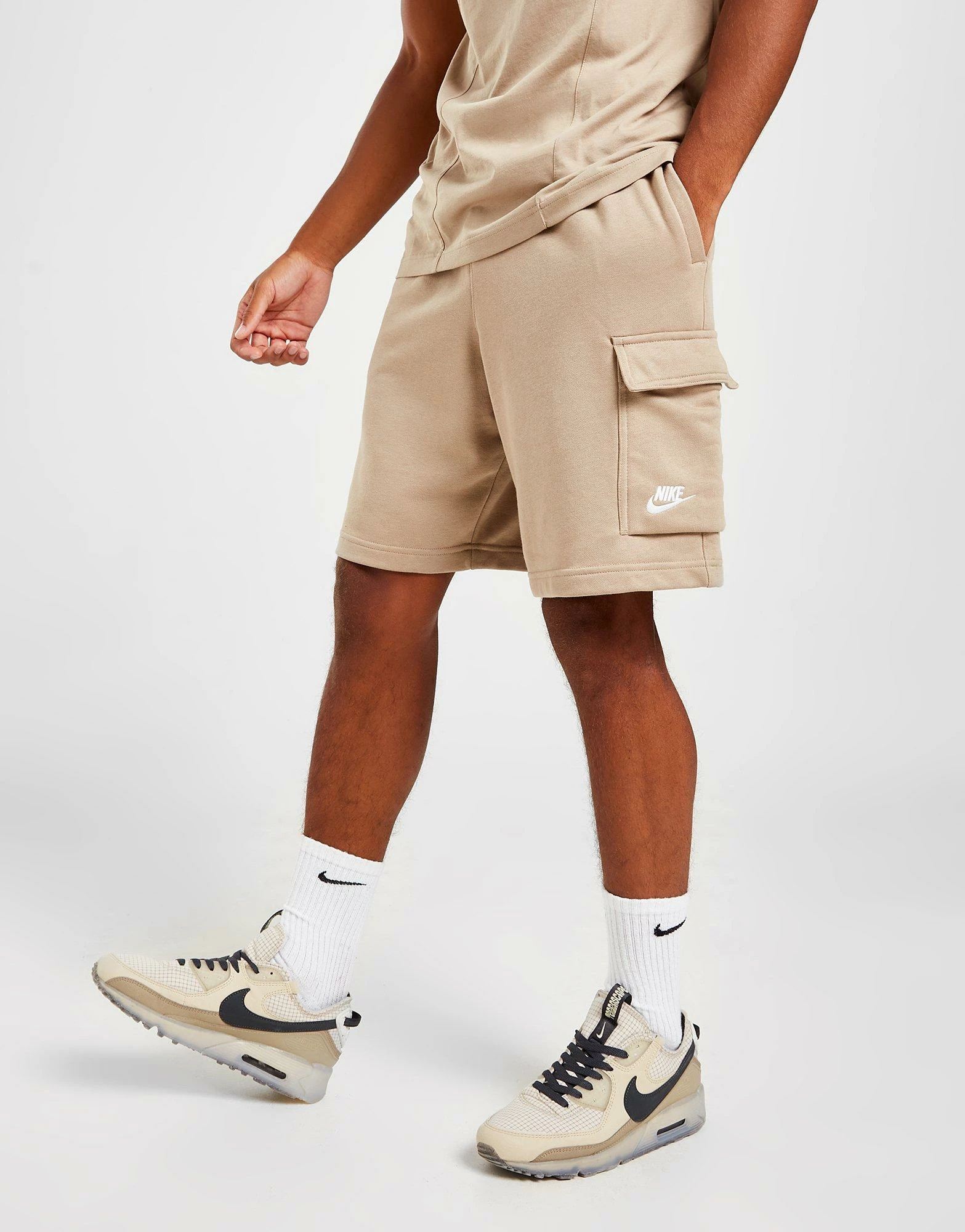Nike Foundation Club Cargo Shorts Brun 4 Nike Foundation Club Cargo Shorts Brun - Billede 2