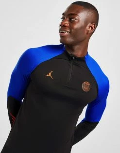 Jordan Paris Saint Germain Strike Drill Top Sort -Herretoj Salg jd 555935 c