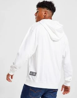 Jordan Paris Saint Germain Fleece Full Zip Hoodie Hvid -Herretoj Salg jd 556084 c