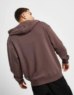 Jordan Paris Saint Germain Fleece Full Zip Hoodie Brun -Herretoj Salg jd 556086 d