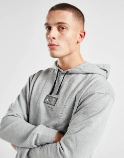 Jordan Paris Saint Germain Fleece Pullover Hoodie Grå
