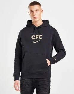 Nike Chelsea FC Sportswear Hoodie Sort -Herretoj Salg jd 556279 c