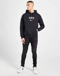 Nike Chelsea FC Sportswear Hoodie Sort -Herretoj Salg jd 556279 e