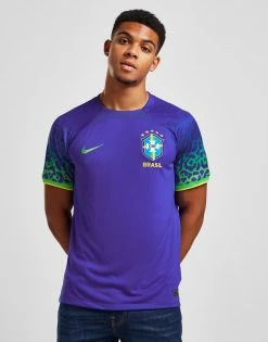 Nike Brazil 2022 Away Shirt Blå -Herretoj Salg jd 556830 c