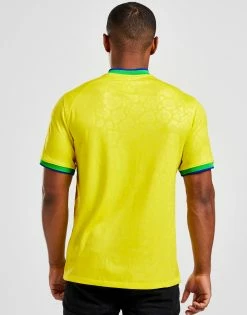 Nike Brazil 2022 Home Shirt Gul -Herretoj Salg jd 556837 b