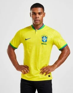 Nike Brazil 2022 Home Shirt Gul -Herretoj Salg jd 556837 c