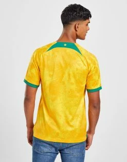 Nike Australia 2022 Home Shirt Gul -Herretoj Salg jd 556877 b