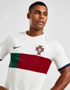 Nike Portugal 2022 Away Shirt Hvid