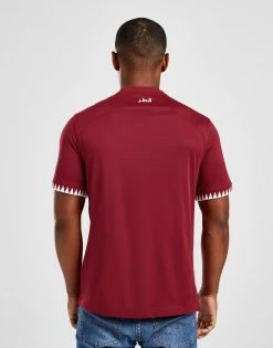 Nike Qatar 2022 Home Shirt Rød -Herretoj Salg jd 557088 b