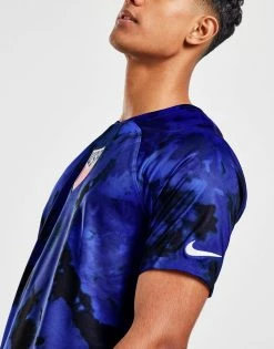 Nike USA 2022 Away Shirt Blå -Herretoj Salg jd 557101 d