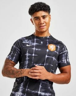 Nike Netherlands Pre Match Shirt Sort -Herretoj Salg jd 557453 c