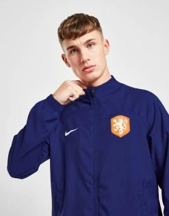 Nike Netherlands Strike Woven Tracksuit Blå -Herretoj Salg jd 557460 e