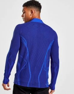 Nike Netherlands Dri-FIT ADV Drill Top Blå -Herretoj Salg jd 557465 c