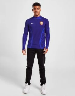 Nike Netherlands Dri-FIT ADV Drill Top Blå -Herretoj Salg jd 557465 e
