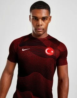 Nike Turkey 2022 Pre Match Shirt Rød -Herretoj Salg jd 557524 c