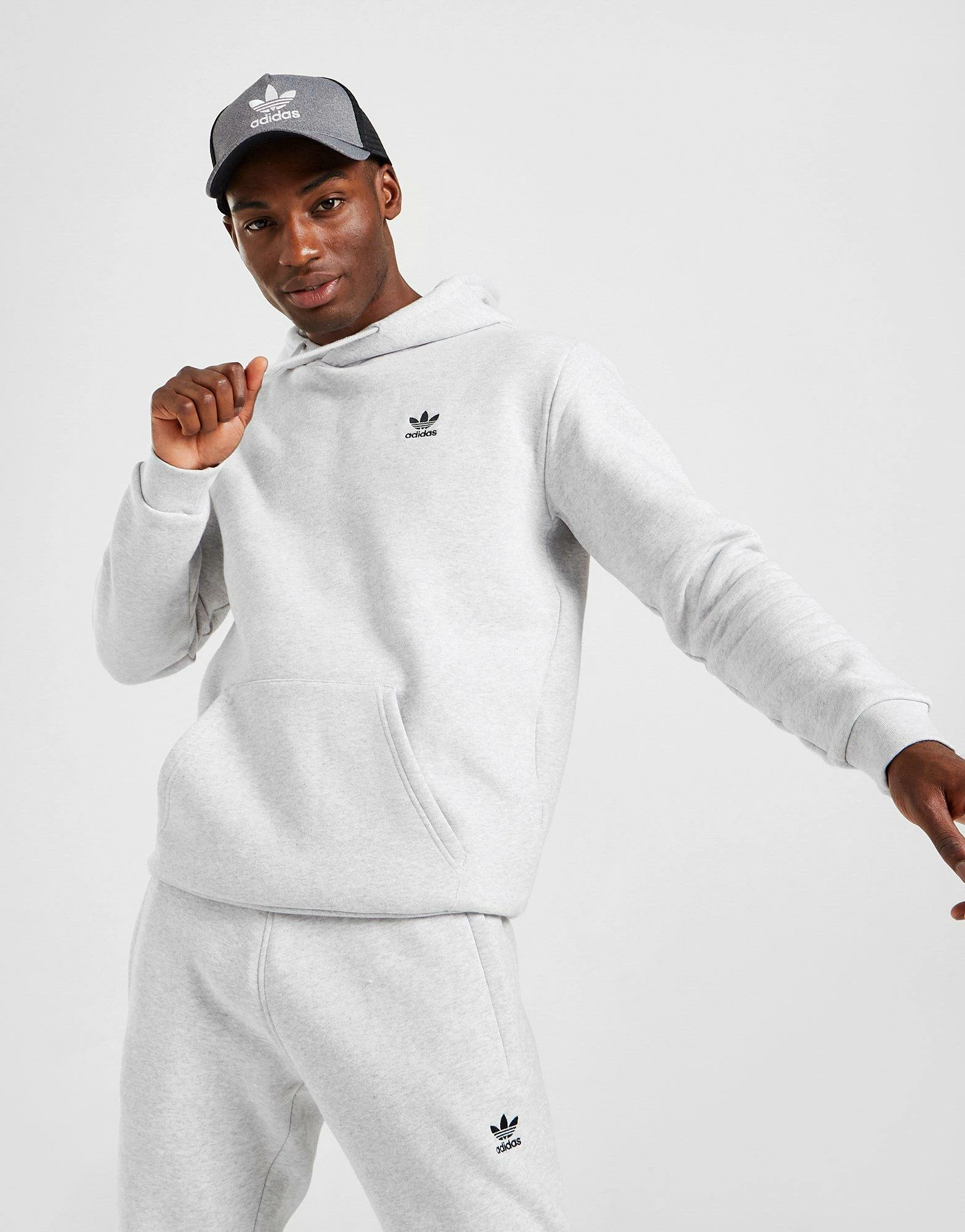 Adidas Originals Hættetrøje Herre Grå 4 Adidas Originals Hættetrøje Herre Grå - Billede 2
