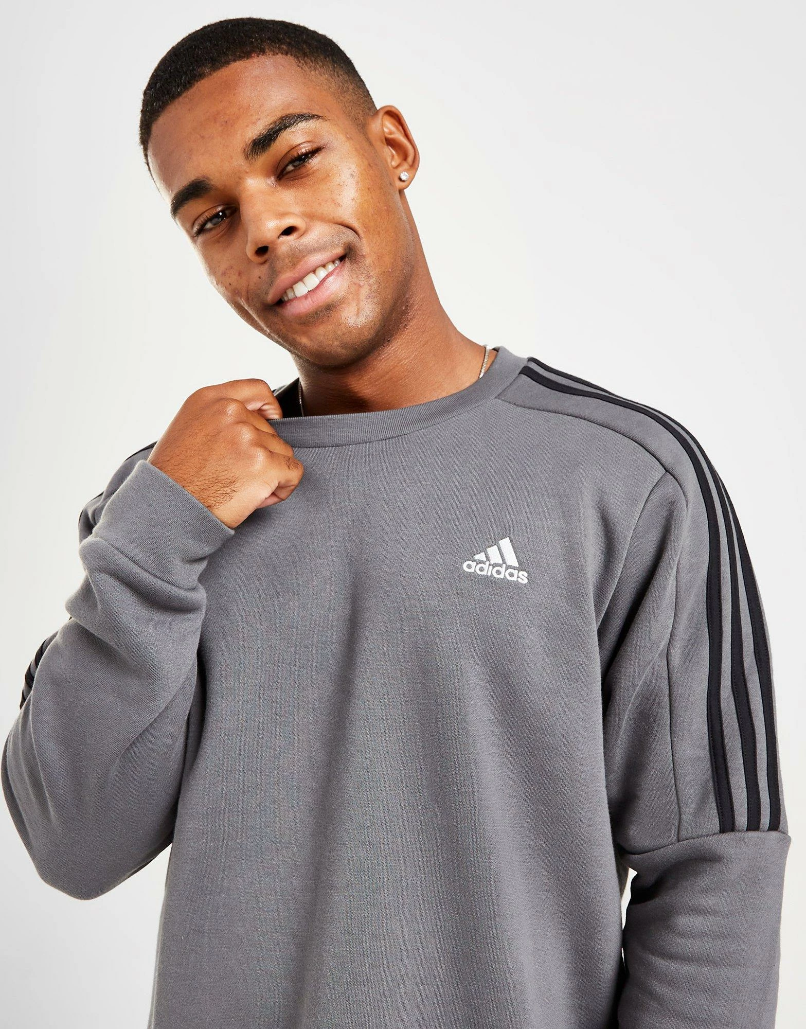 Adidas Energize Crew Sweatshirt Herre Grå 7 Adidas Energize Crew Sweatshirt Herre Grå - Billede 5