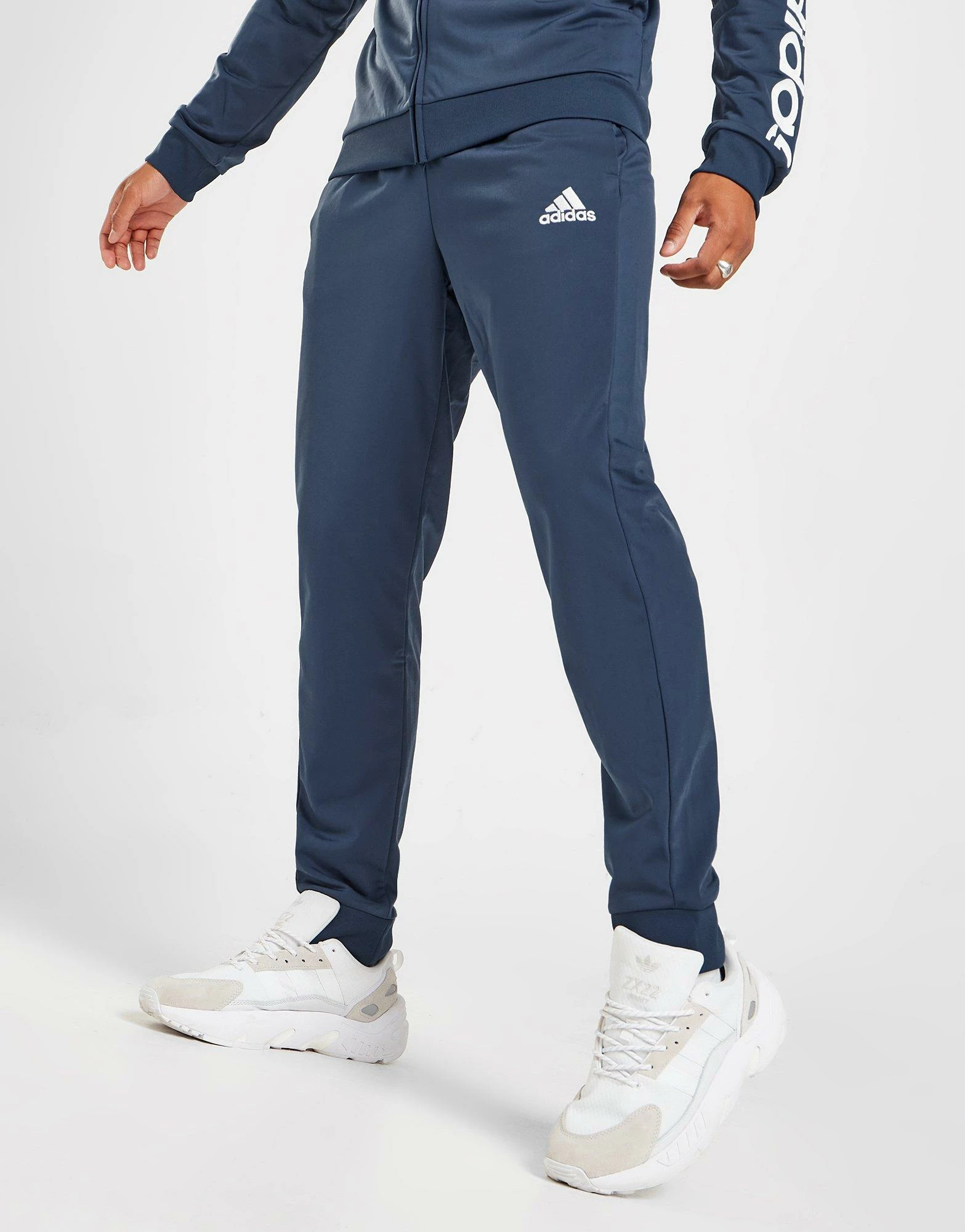 Adidas Badge Of Sport Linear Logo Træmningssæt Herre Blå 5 Adidas Badge Of Sport Linear Logo Træmningssæt Herre Blå - Billede 3