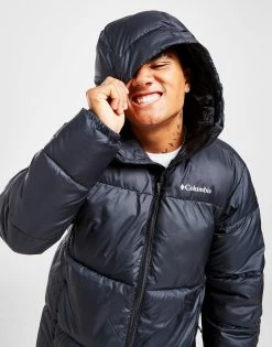 Columbia Puffect Hooded Jacket Sort -Herretoj Salg jd 559784 e