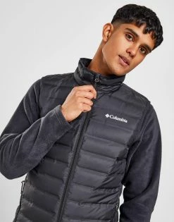 Columbia Lake 22 Down Gilet Sort -Herretoj Salg jd 559789 c
