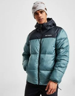 Columbia Puffect Hooded Jacket Blå -Herretoj Salg jd 559793 e
