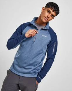 Columbia Deerhaven 1/4 Zip Top Blå