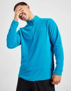 Columbia Klamath 1/2 Zip Fleece Top Blå -Herretoj Salg jd 559807 c