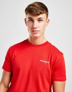 McKenzie T Ess Olv/wht/red$# Rød -Herretoj Salg jd 560444 d