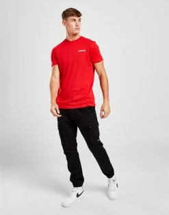 McKenzie T Ess Olv/wht/red$# Rød -Herretoj Salg jd 560444 e