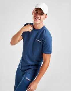 McKenzie Essential Logo T-Shirt Blå -Herretoj Salg jd 560448 c