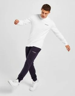 McKenzie Essential Logo Long Sleeve T-shirt Hvid -Herretoj Salg jd 560520 d