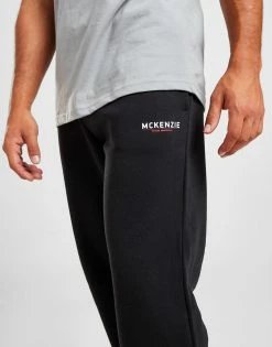 McKenzie Essential Open Hem Joggers Sort -Herretoj Salg jd 560824 d