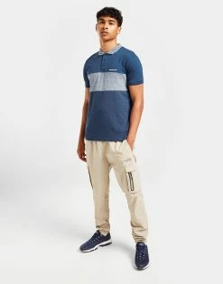 McKenzie Stave Polo Shirt Blå -Herretoj Salg jd 560864 d