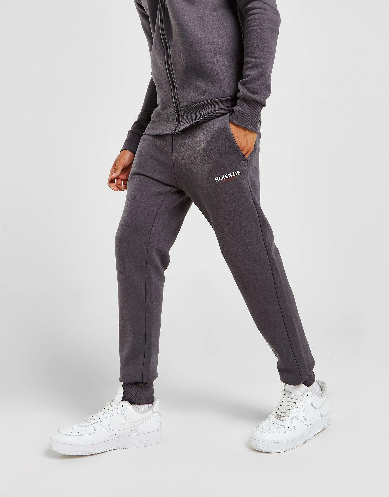 McKenzie Essential Fleece Tracksuit 2 Grå 6 McKenzie Essential Fleece Tracksuit 2 Grå - Billede 4