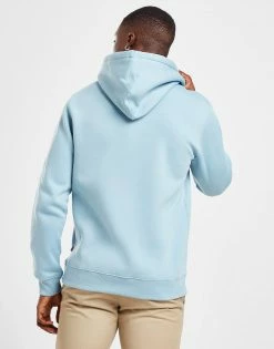 Dickies Oakport Small Logo Hoodie Blå -Herretoj Salg jd 560998 b
