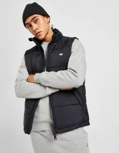 Dickies Waldenburg Padded Vest Sort -Herretoj Salg jd 561157 c