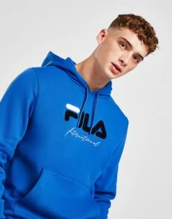 Fila Mason Hoodie Blå -Herretoj Salg jd 561452 d
