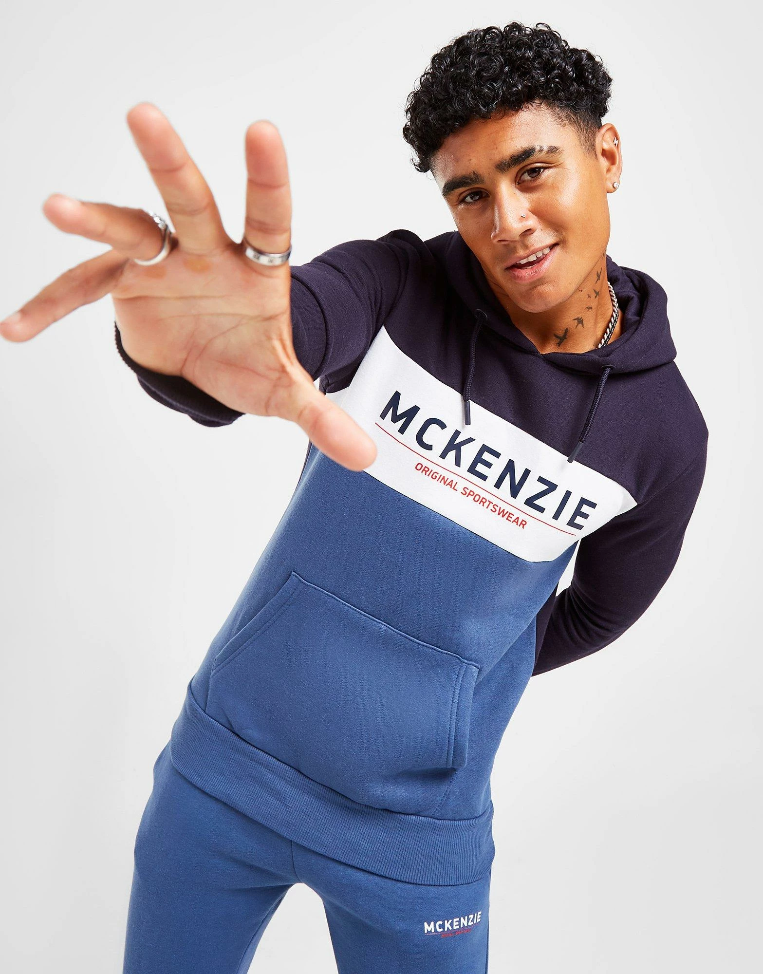 McKenzie Joker Hoodie 2 Blå 4 McKenzie Joker Hoodie 2 Blå - Billede 2