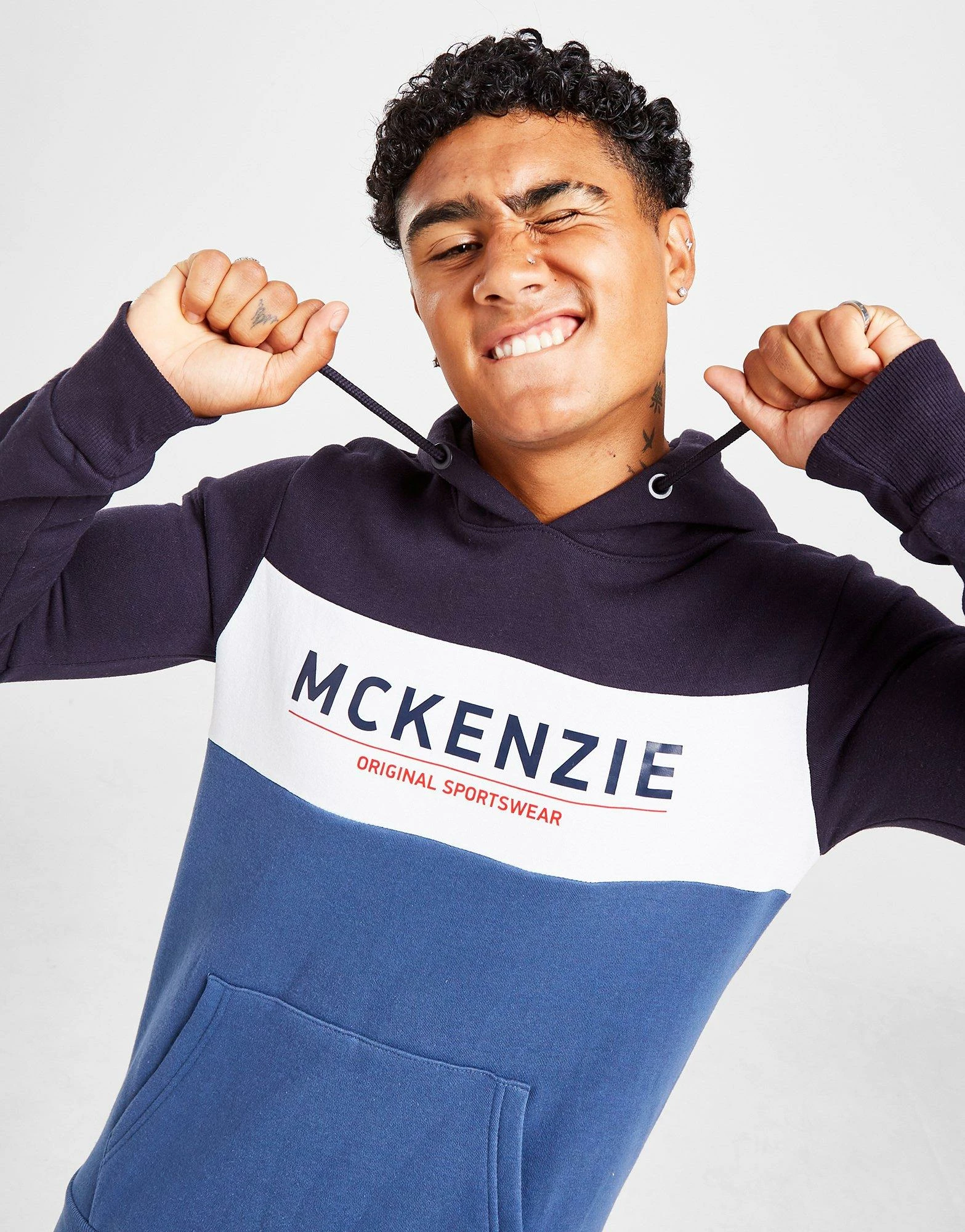 McKenzie Joker Hoodie 2 Blå 6 McKenzie Joker Hoodie 2 Blå - Billede 4