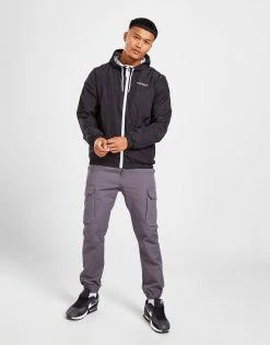 McKenzie Essential Full Zip Windbreaker Jakke Herre Sort -Herretoj Salg jd 561794 d