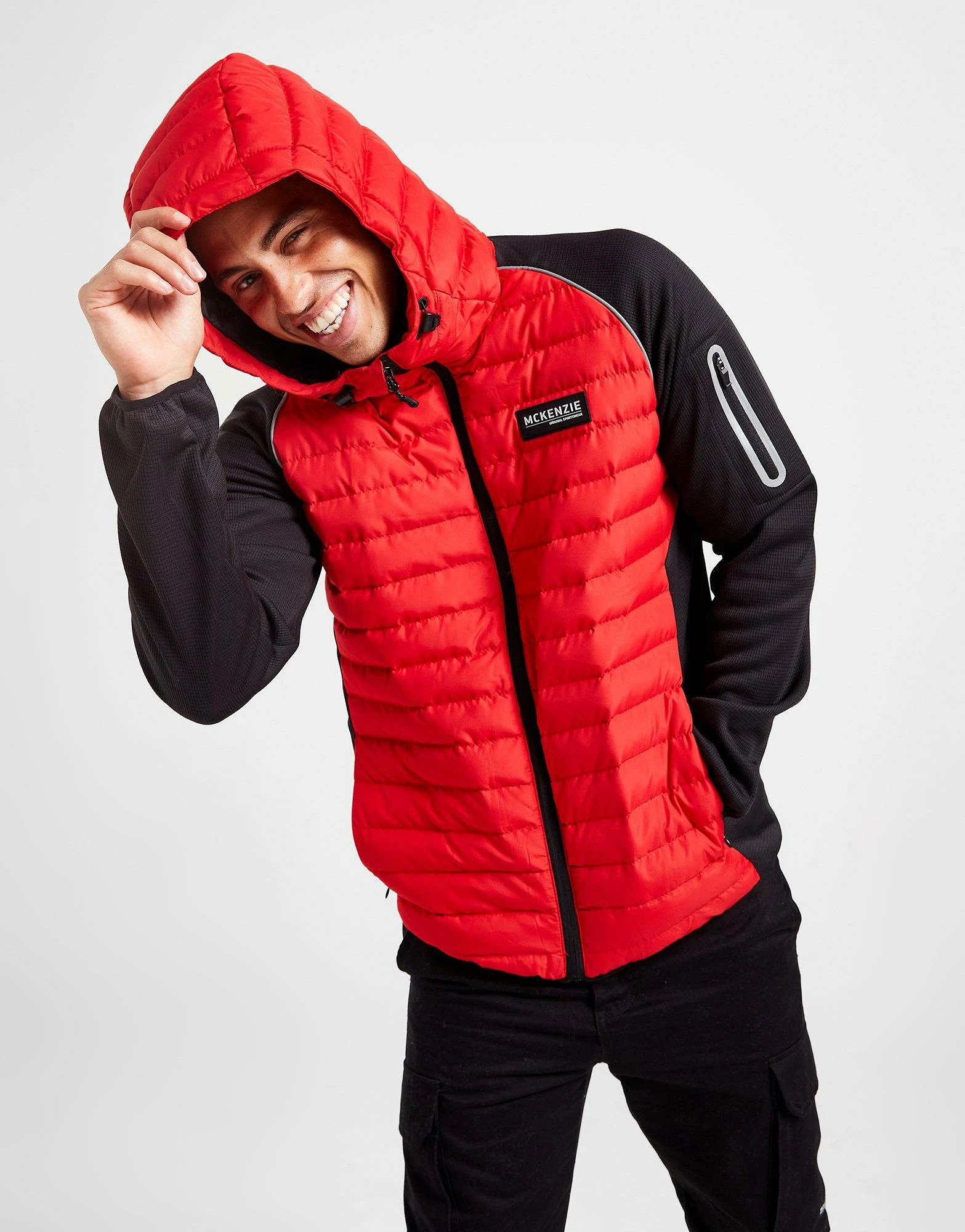 McKenzie Alameda Hybrid Jakke Herre Rød 5 McKenzie Alameda Hybrid Jakke Herre Rød - Billede 3