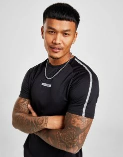 McKenzie 2 Pack Pace Poly T-Shirts Sort -Herretoj Salg jd 561884 d