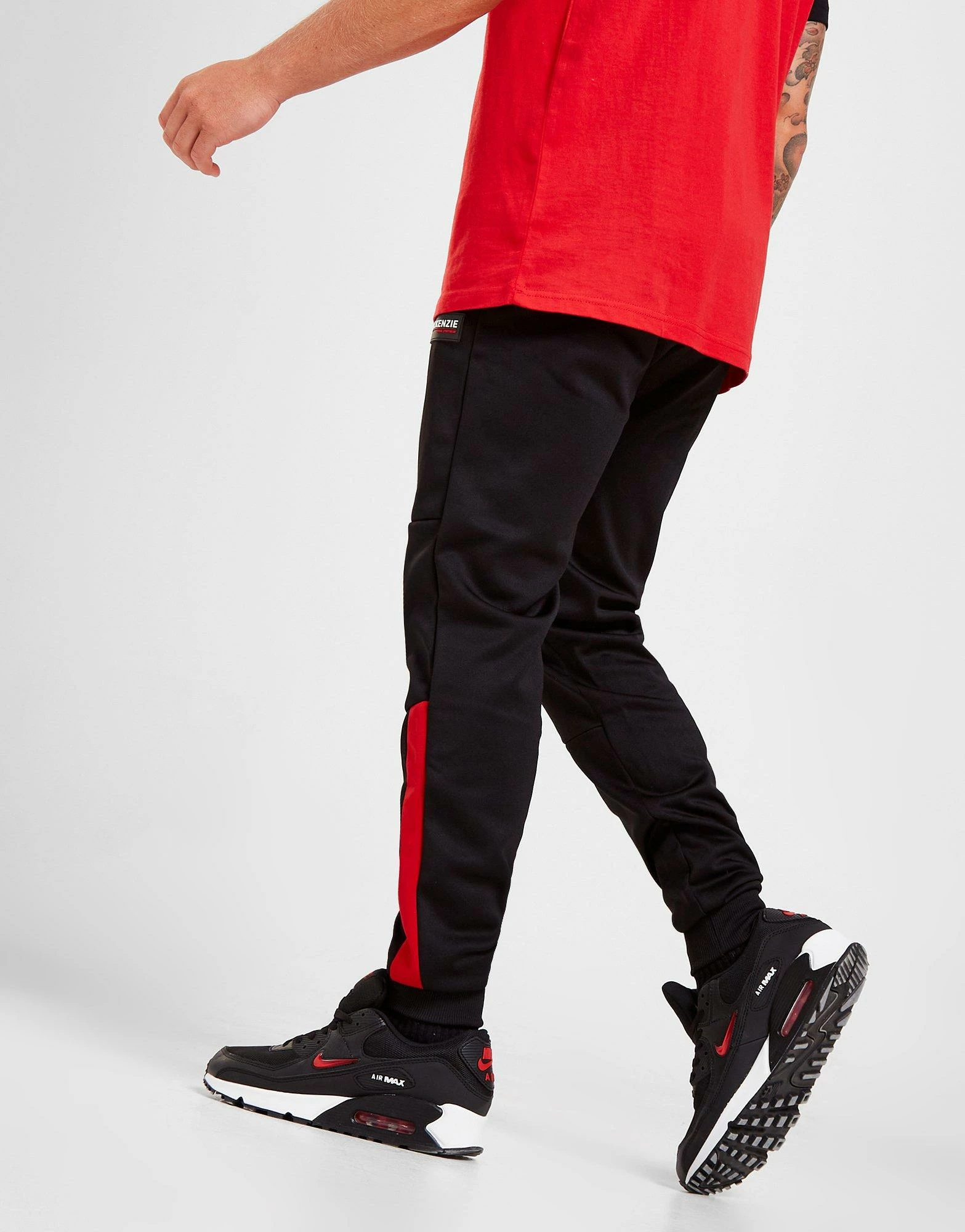 McKenzie Poly Tech Colour Block Track Pants Sort 4 McKenzie Poly Tech Colour Block Track Pants Sort - Billede 2