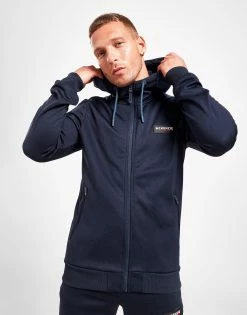 McKenzie Duke Poly Zip Through Hættetrøje Herre Blå -Herretoj Salg jd 561975 b