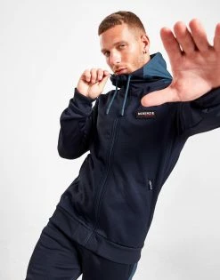 McKenzie Duke Poly Zip Through Hættetrøje Herre Blå -Herretoj Salg jd 561975 e
