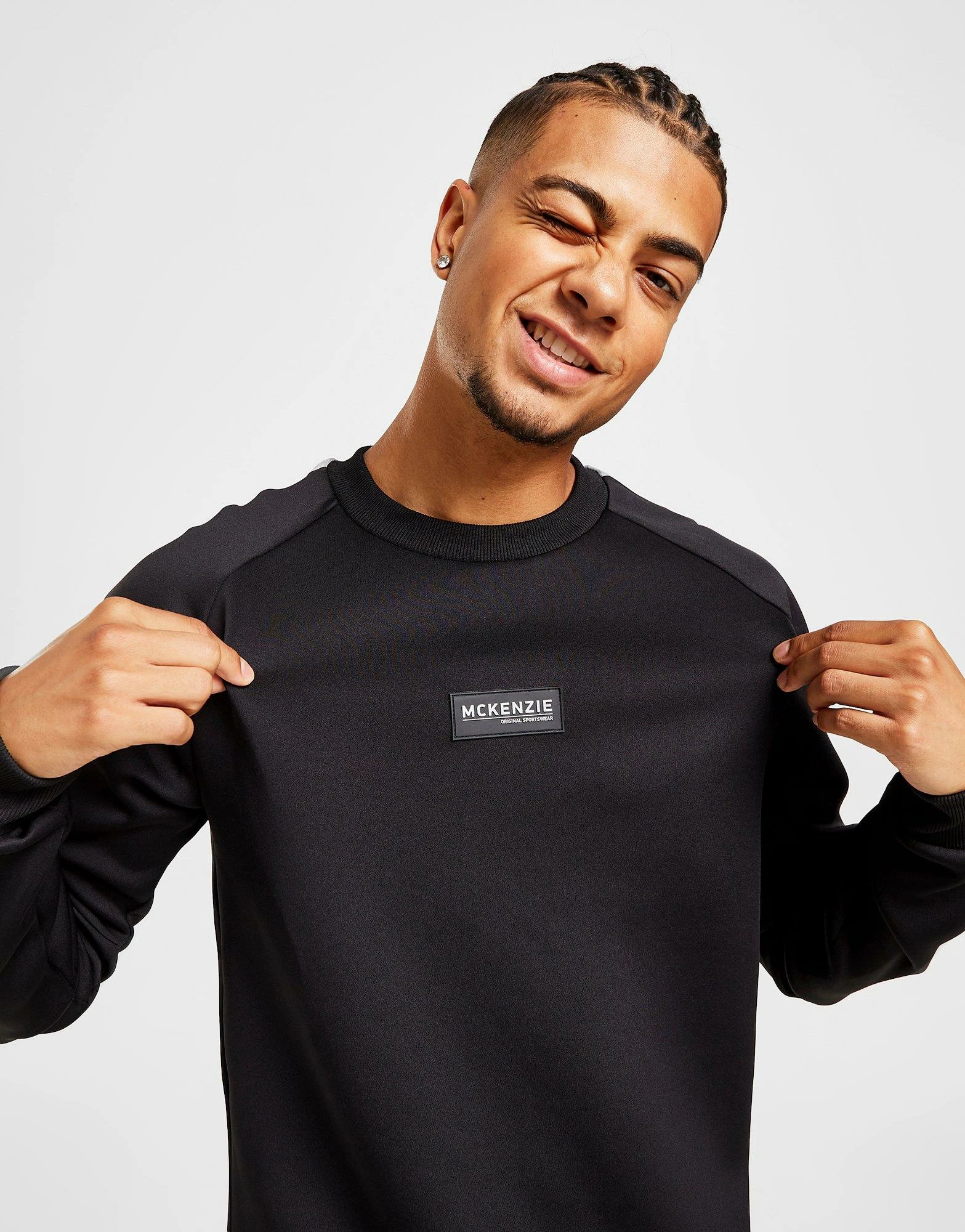 McKenzie Dempsey Crew Sweatshirt Sort 3 McKenzie Dempsey Crew Sweatshirt Sort