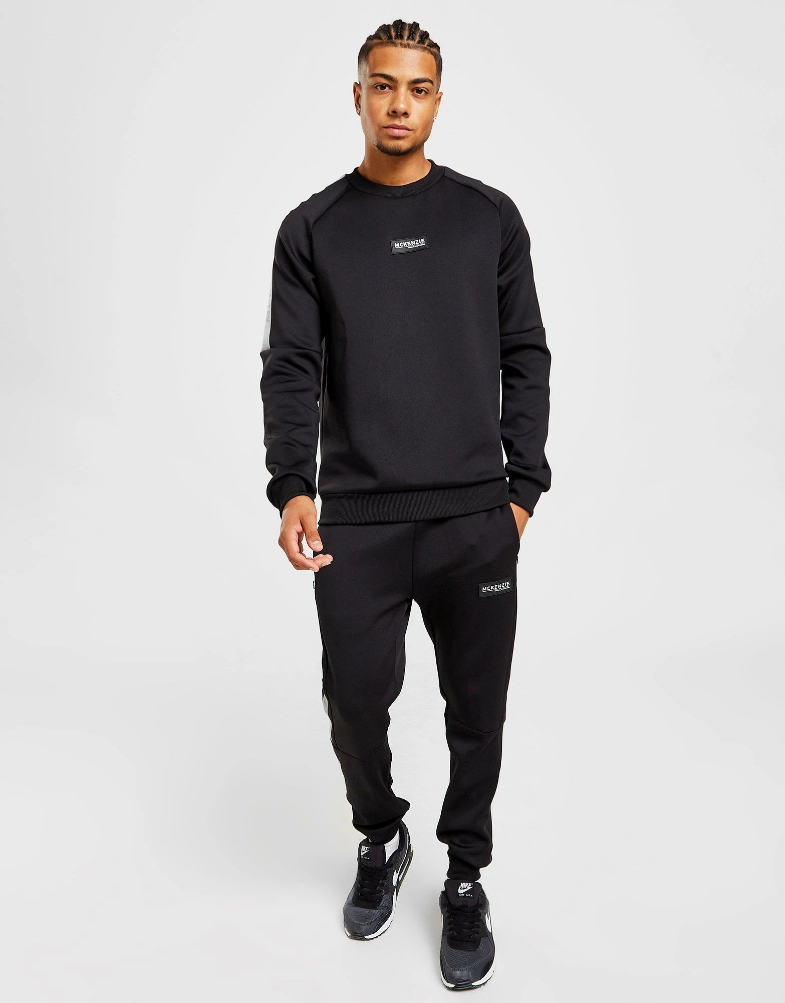 McKenzie Dempsey Crew Sweatshirt Sort 7 McKenzie Dempsey Crew Sweatshirt Sort - Billede 5