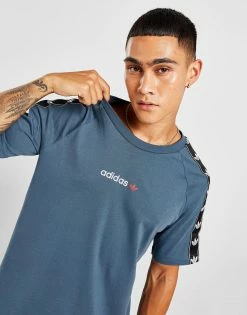 Adidas Originals Tape T-Shirt Herre Blå