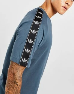 Adidas Originals Tape T-Shirt Herre Blå -Herretoj Salg jd 561994 d
