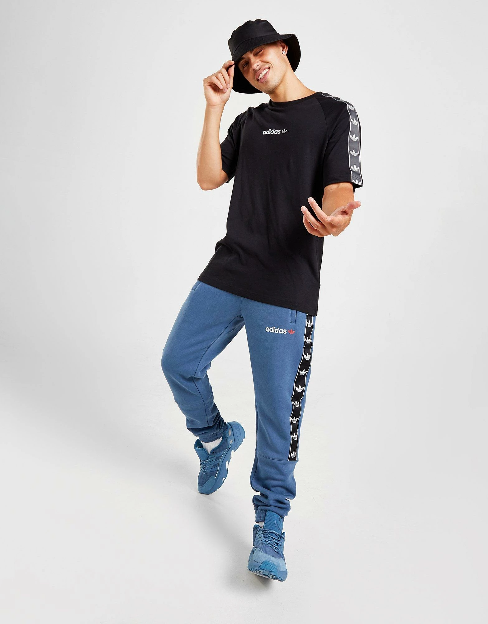 Adidas Originals Tape T-Shirt Herre Sort 5 Adidas Originals Tape T-Shirt Herre Sort - Billede 3